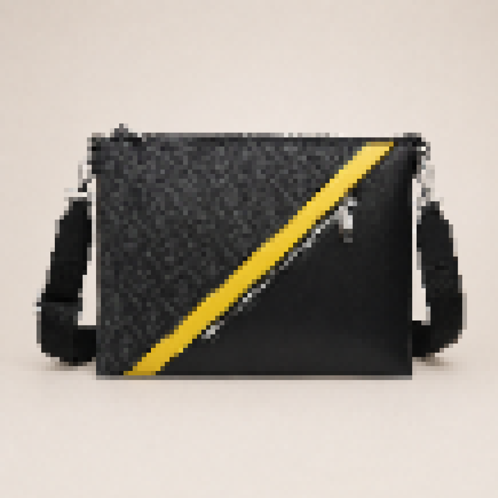 Modern Messenger Crossbody Bag with Zip Closure for Work and Daily Use