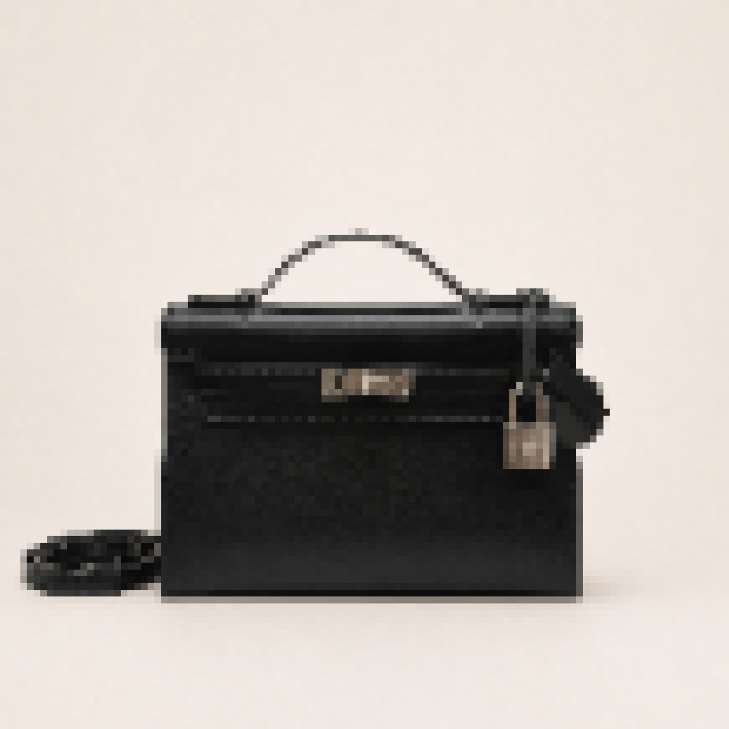 Compact Top Handle Pochette Crossbody Bag for Daily Carry