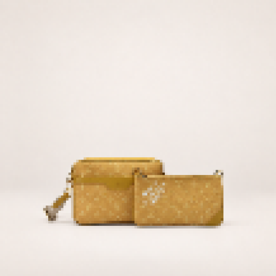 Monogram Messenger Bag Set – Unisex Crossbody Pouch with Versatile Everyday Storage