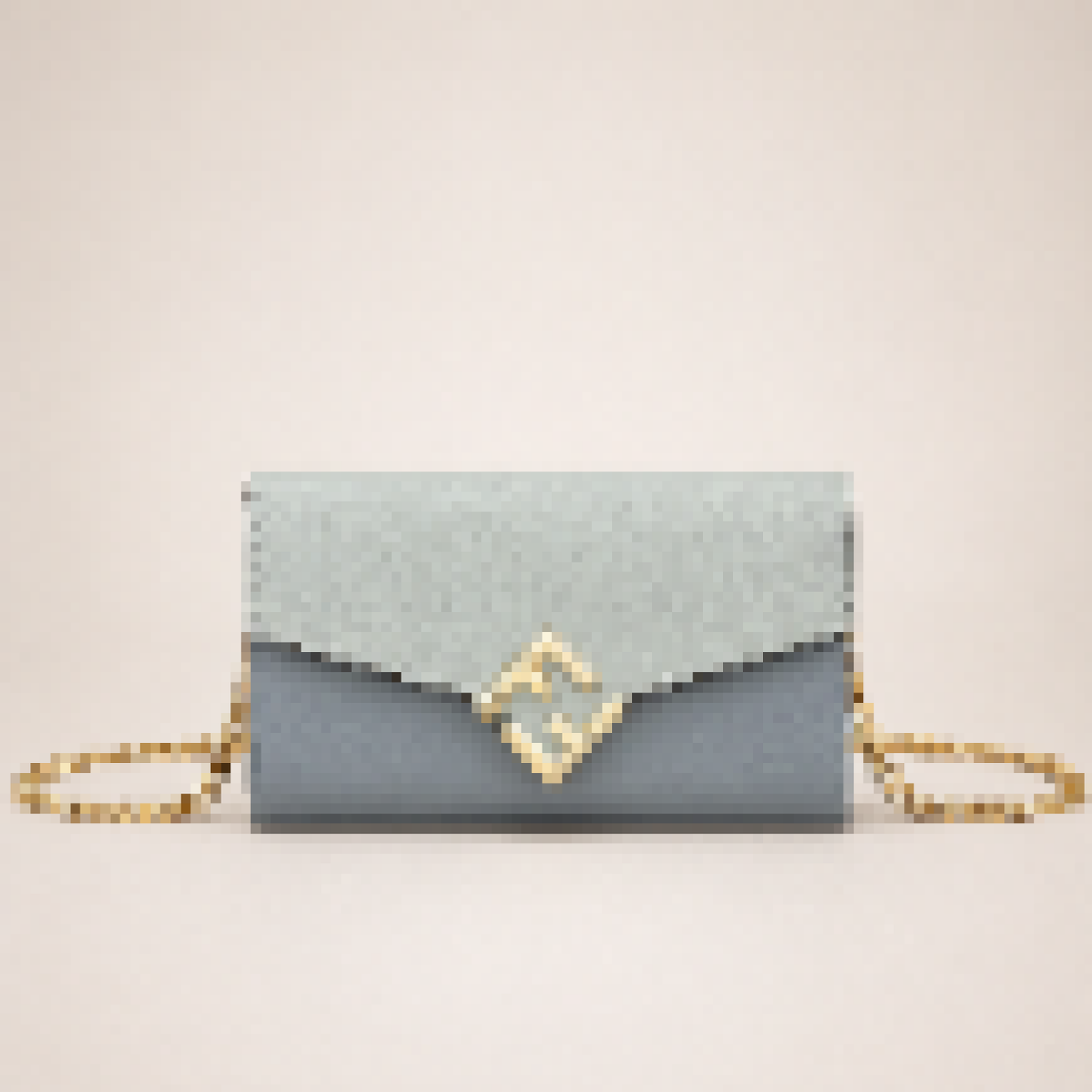 Chain Crossbody Continental Wallet with Multiple Compartments for Daily Carry