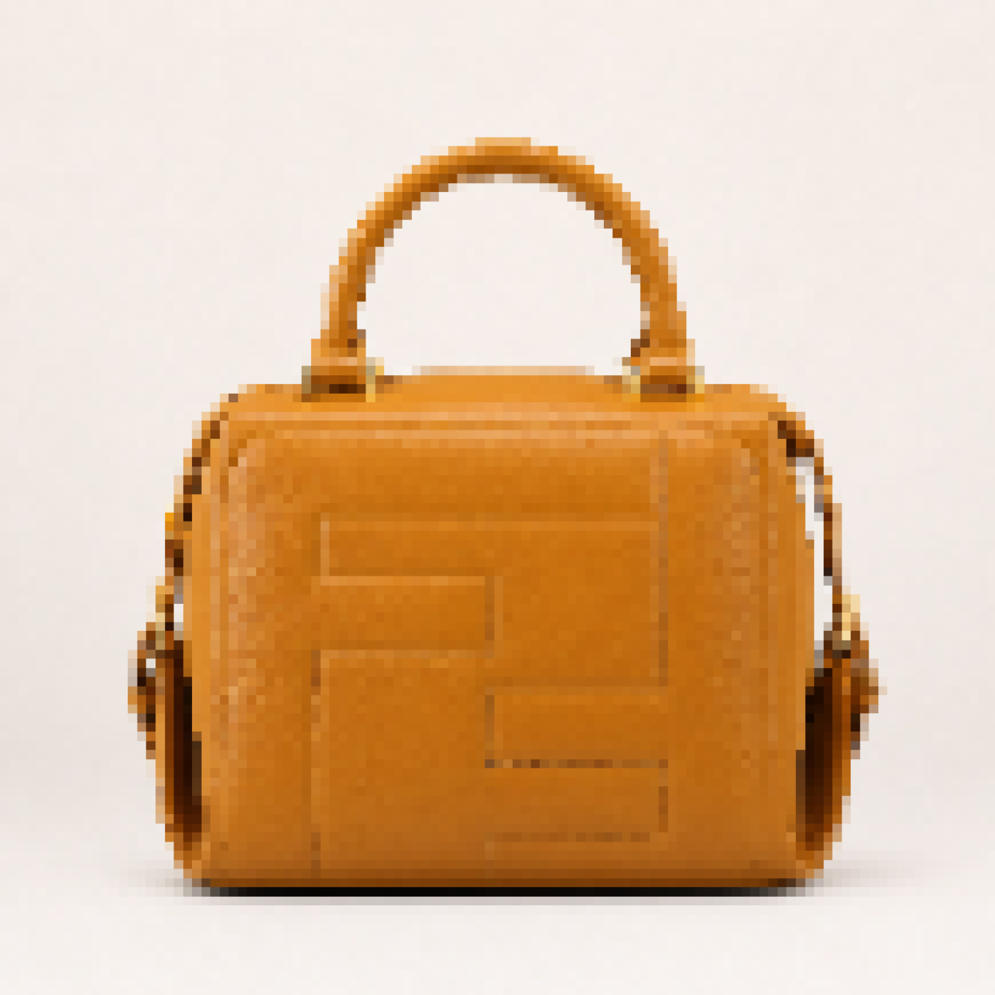 Mini Structured Camera Crossbody Satchel with Top Handle for Everyday Use