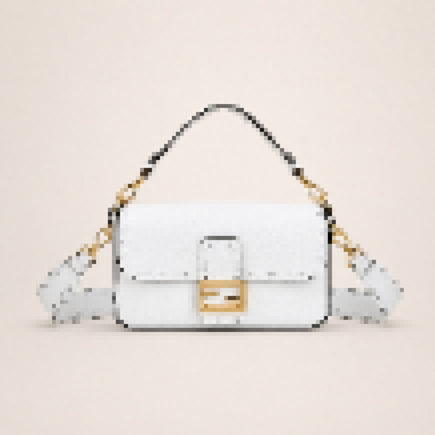 Structured Baguette Shoulder Bag with Adjustable Strap – Mini Crossbody Purse for Everyday Use