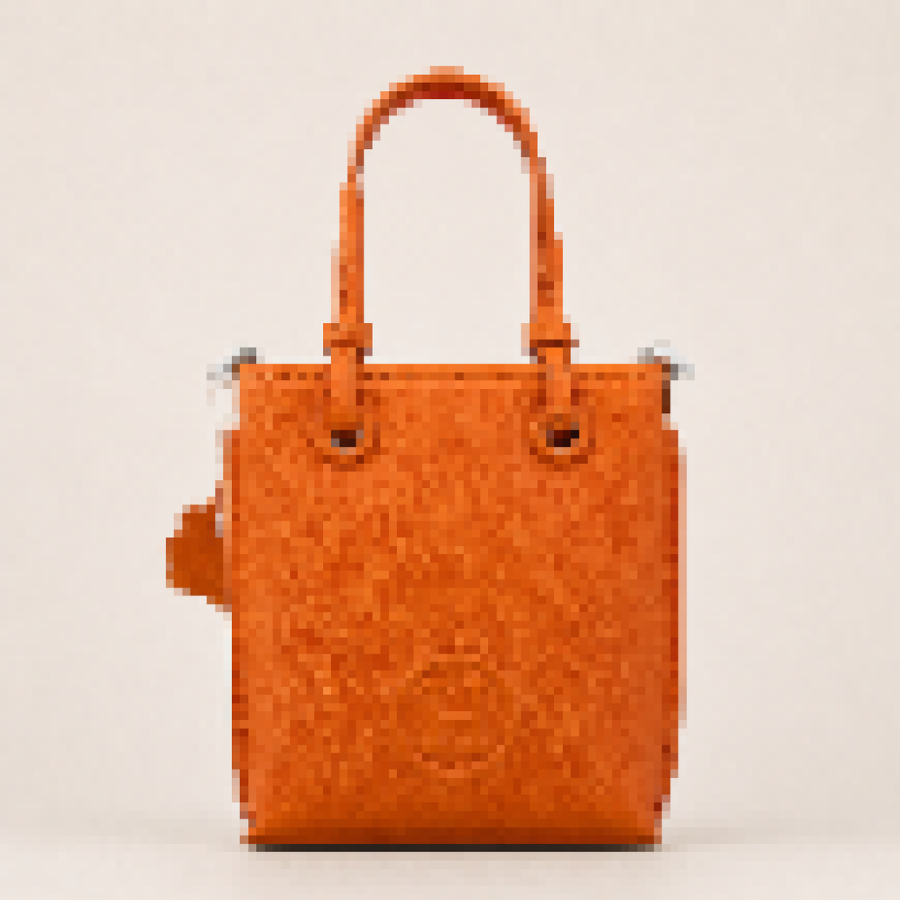 Mini Structured Shopping Tote Bag with Adjustable Crossbody Strap