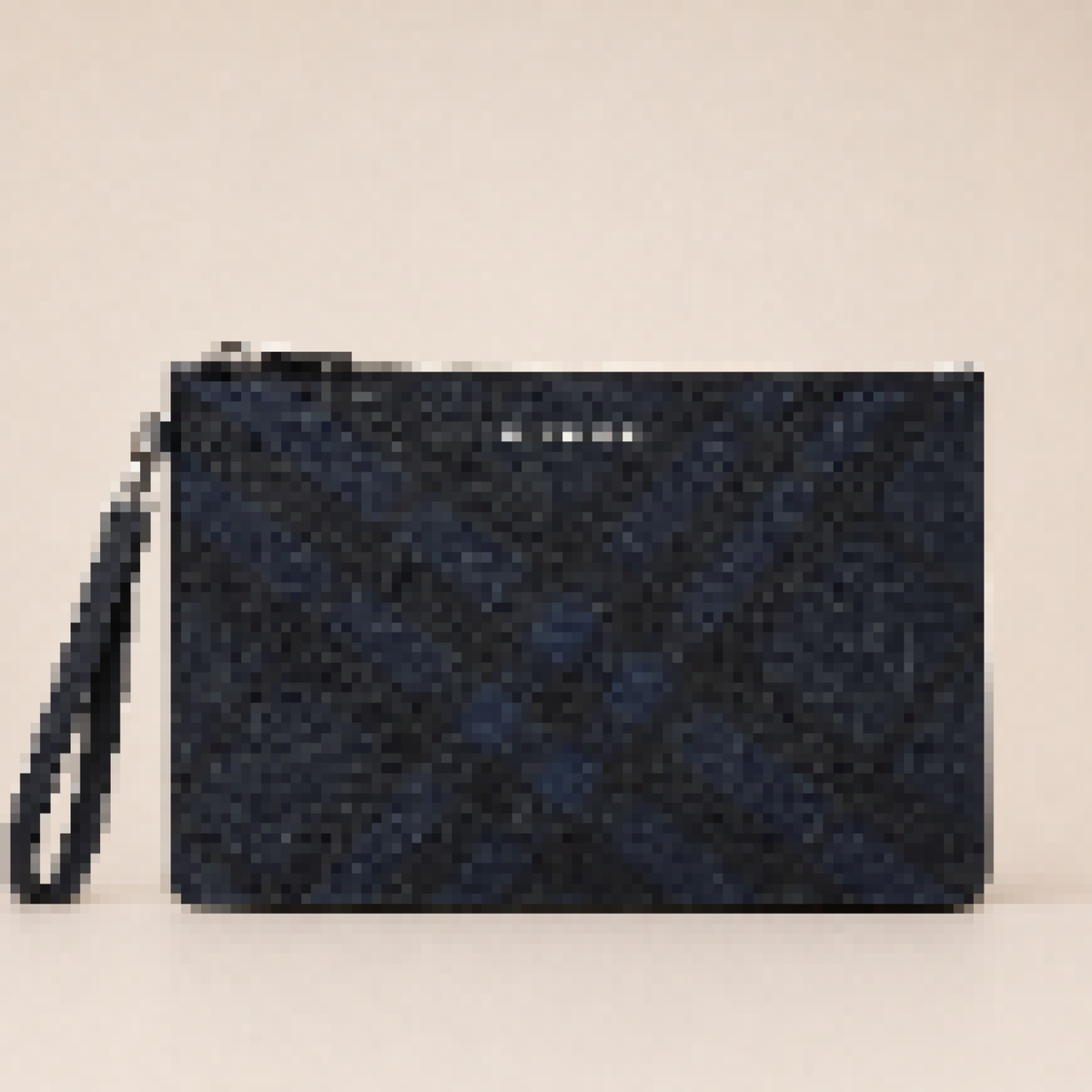 Zip Pouch Clutch Wristlet with Strap for Daily Carry & Travel