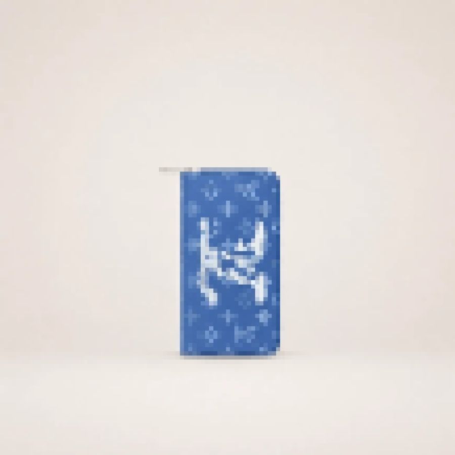 Blue Compact Wallet Set, Stylish Mini Card Holder Collection with Structured Design for Daily Carry