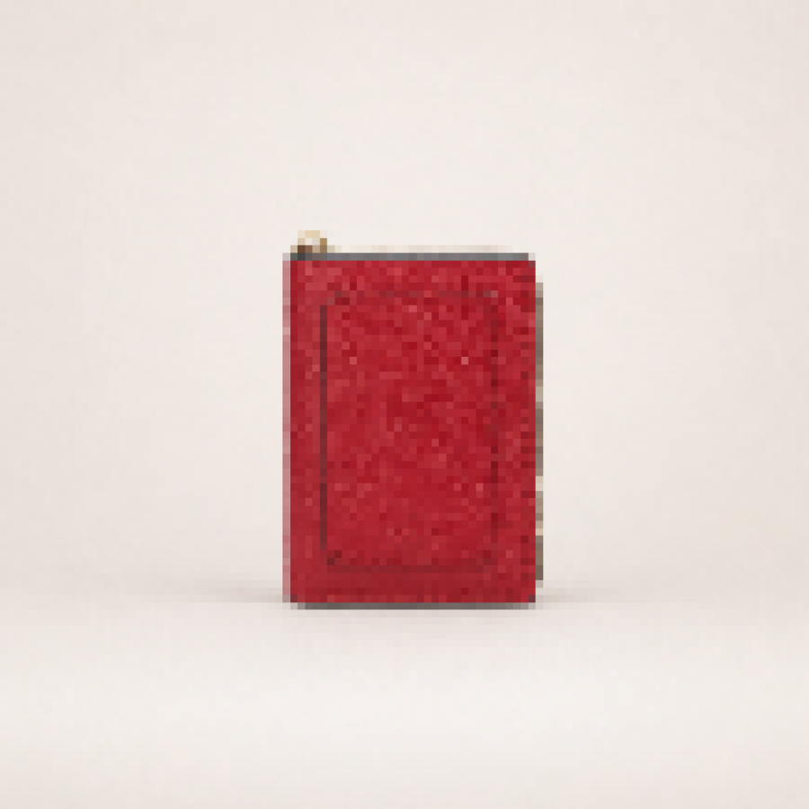 Embossed Leather Zip Card Holder Wallet – Slim Compact Everyday Card Case