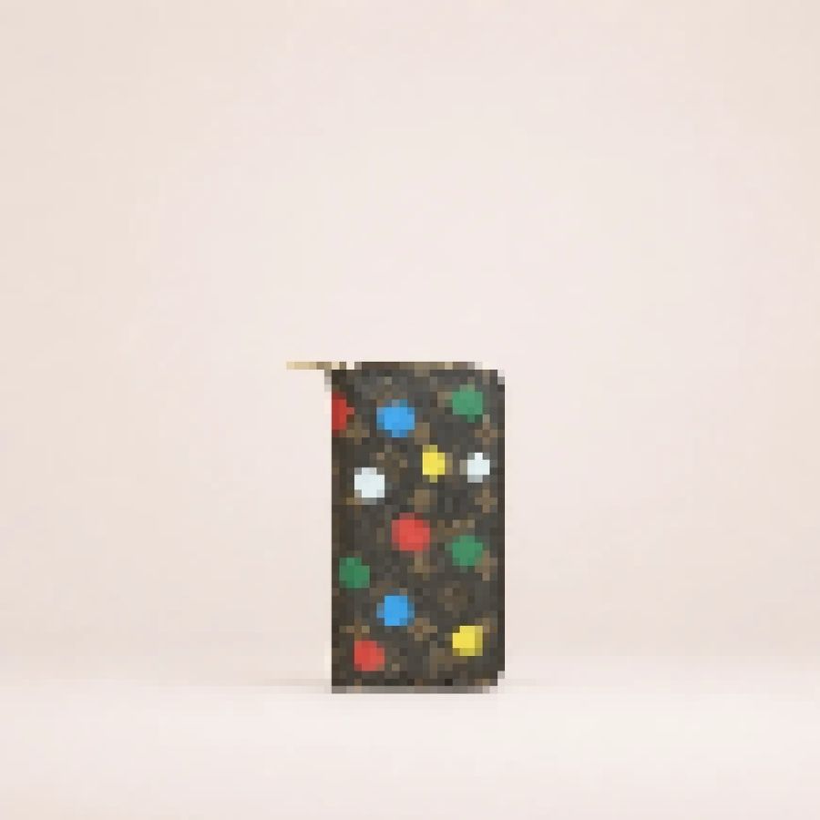 Women’s Printed Long Wallet Set – Colorful Pattern Card Holder & Compact Wallet
