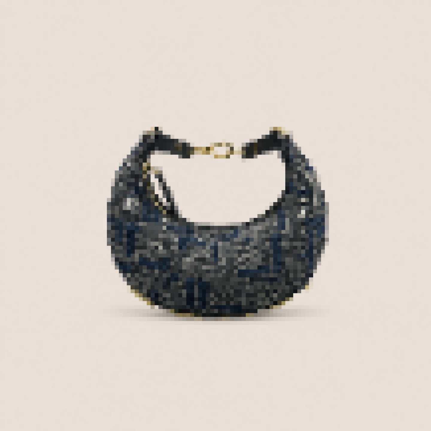 Crescent Hobo Shoulder Bag Set with Mini Pouch for Everyday Use