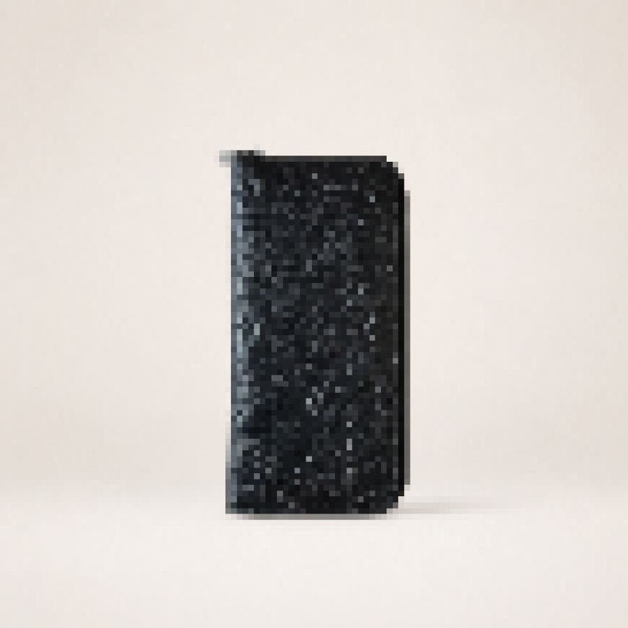 Premium Black Embossed Wallet – Minimalist Everyday Wallet for Men & Women