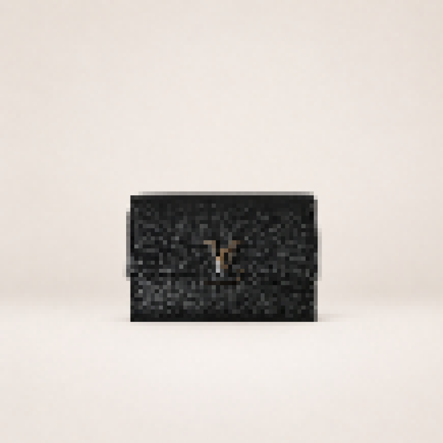 Minimalist Textured Leather Wallet Clutch for Women – Elegant Compact Card Holder Purse for Everyday Essentials