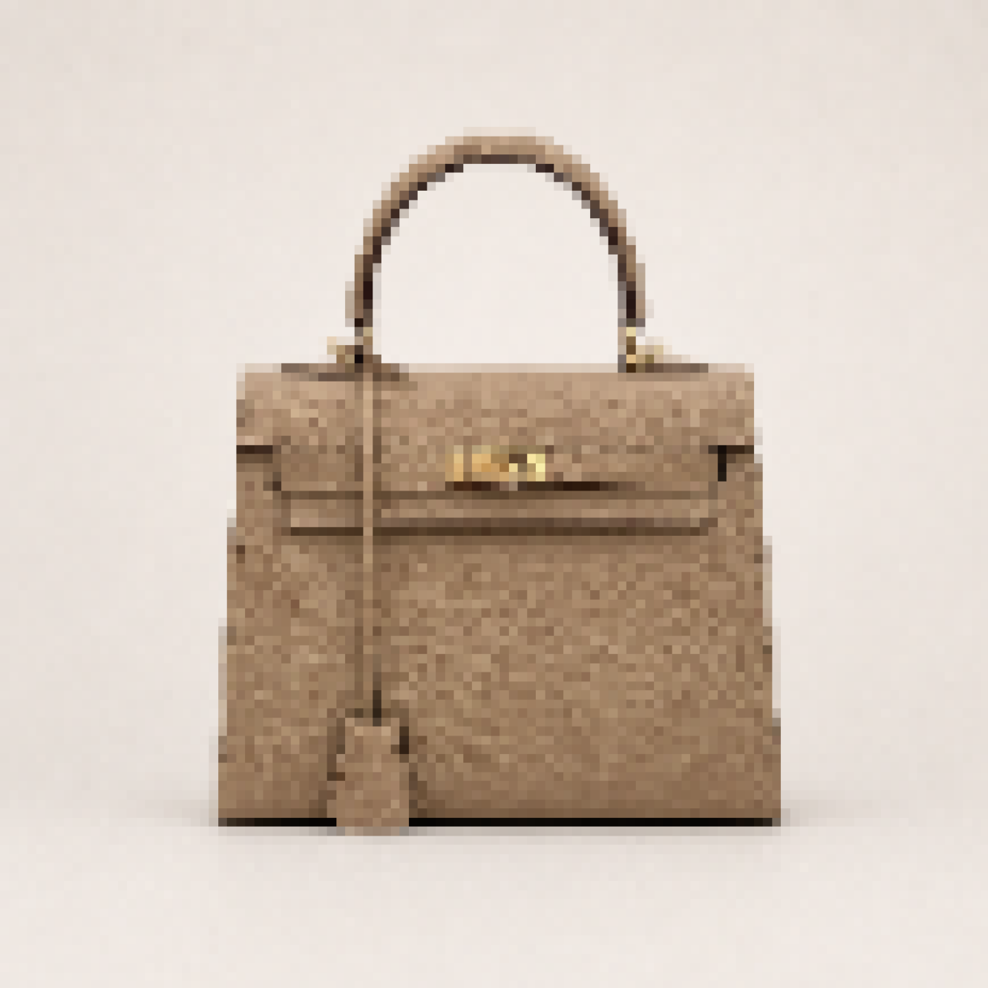 Structured Top Handle Handbag with Shoulder Strap for Daily Carry