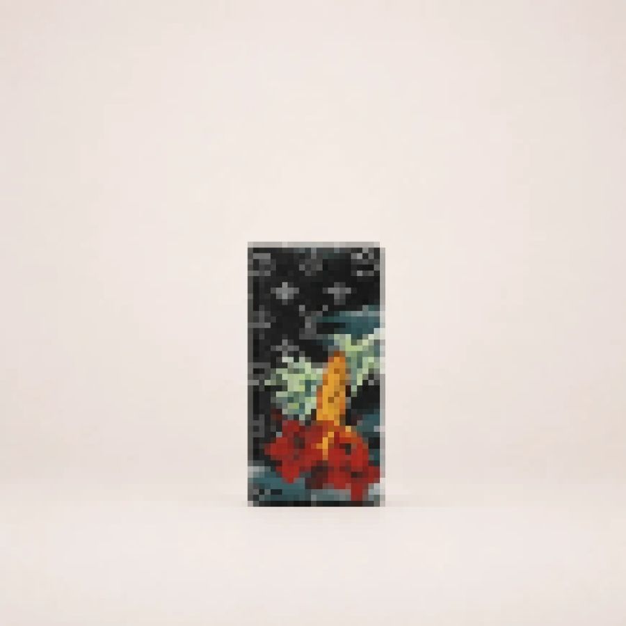 Tropical Floral Long Wallet – Slim Bifold Organizer Wallet for Women, Everyday Travel & Gift