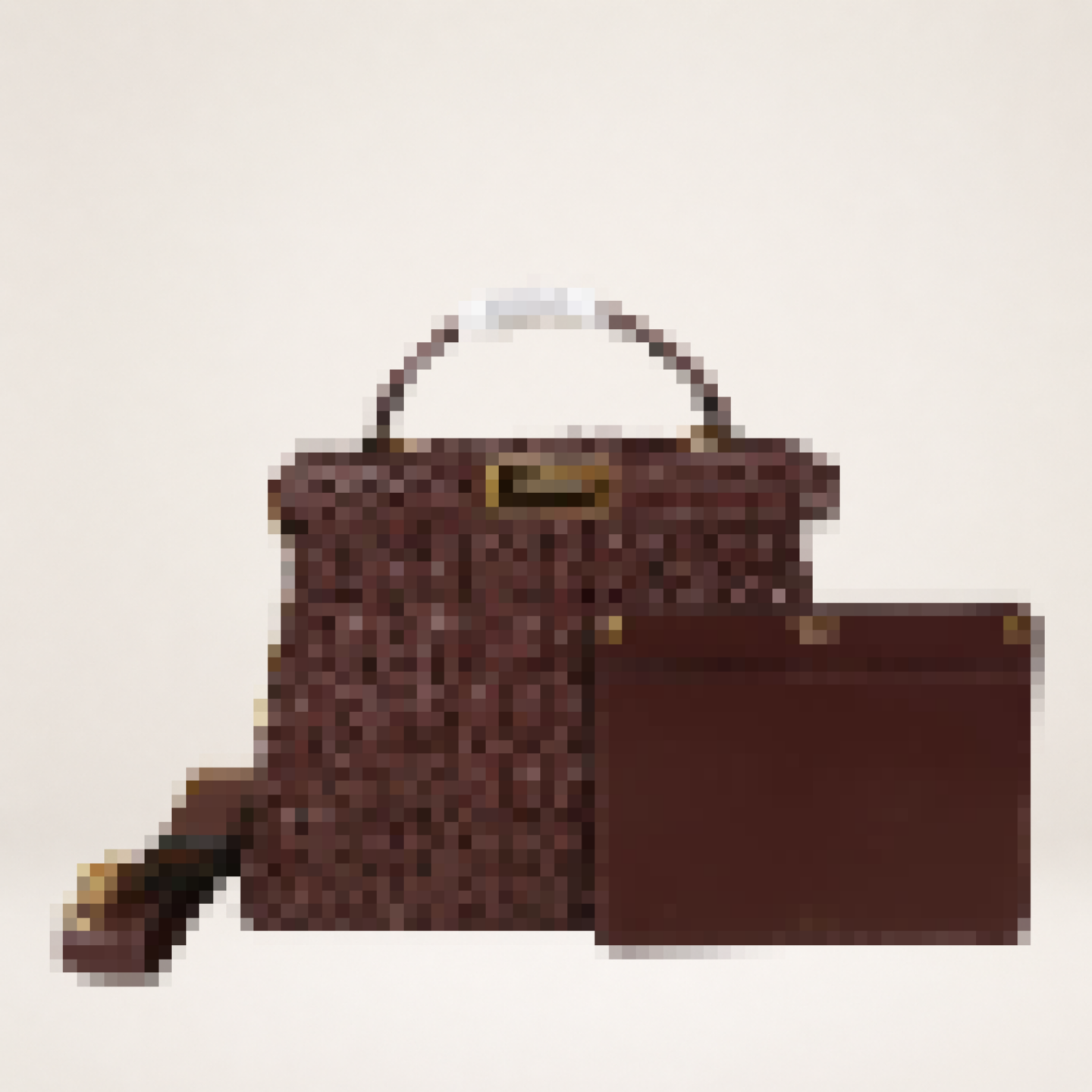 Structured Top Handle Bag with Detachable Strap for Everyday Use
