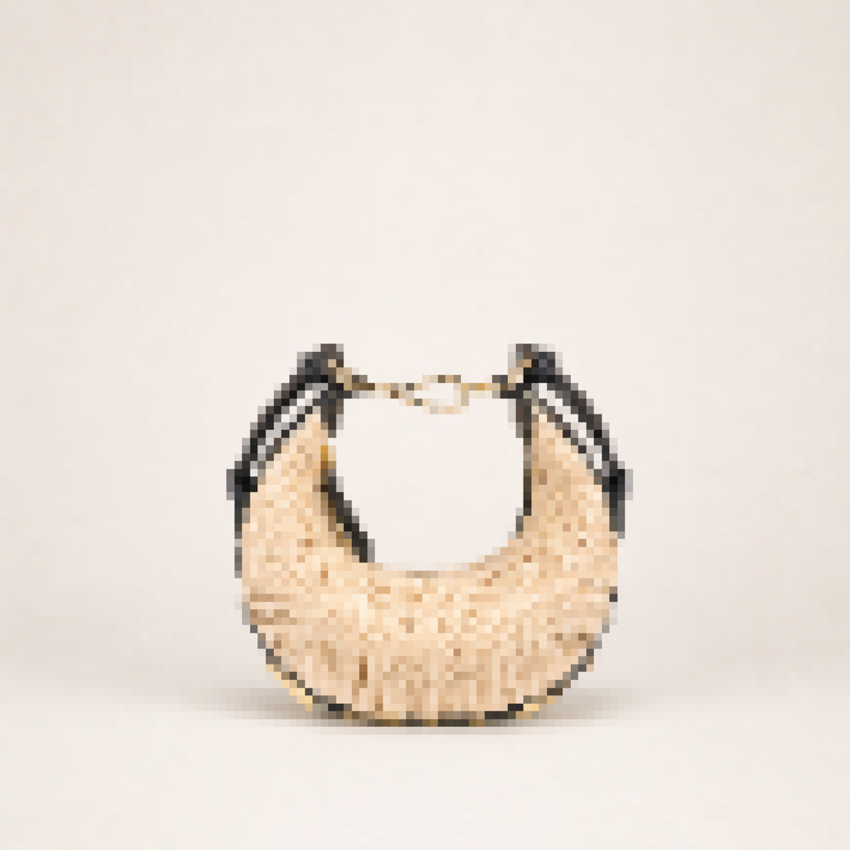Mini Crescent Hobo Shoulder Bag with Adjustable Strap for Everyday Use