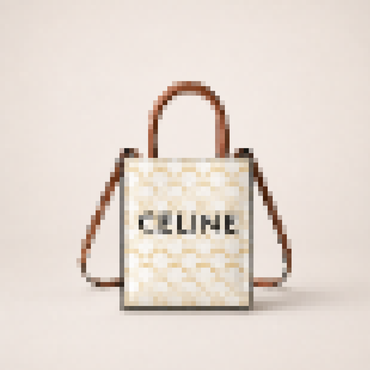 Mini Vertical Structured Tote Bag with Top Handle and Adjustable Strap for Everyday and Travel Use