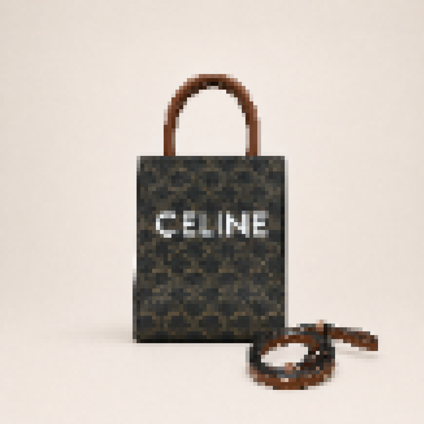 Mini Vertical Tote Bag with Top Handle and Adjustable Strap for Everyday Use