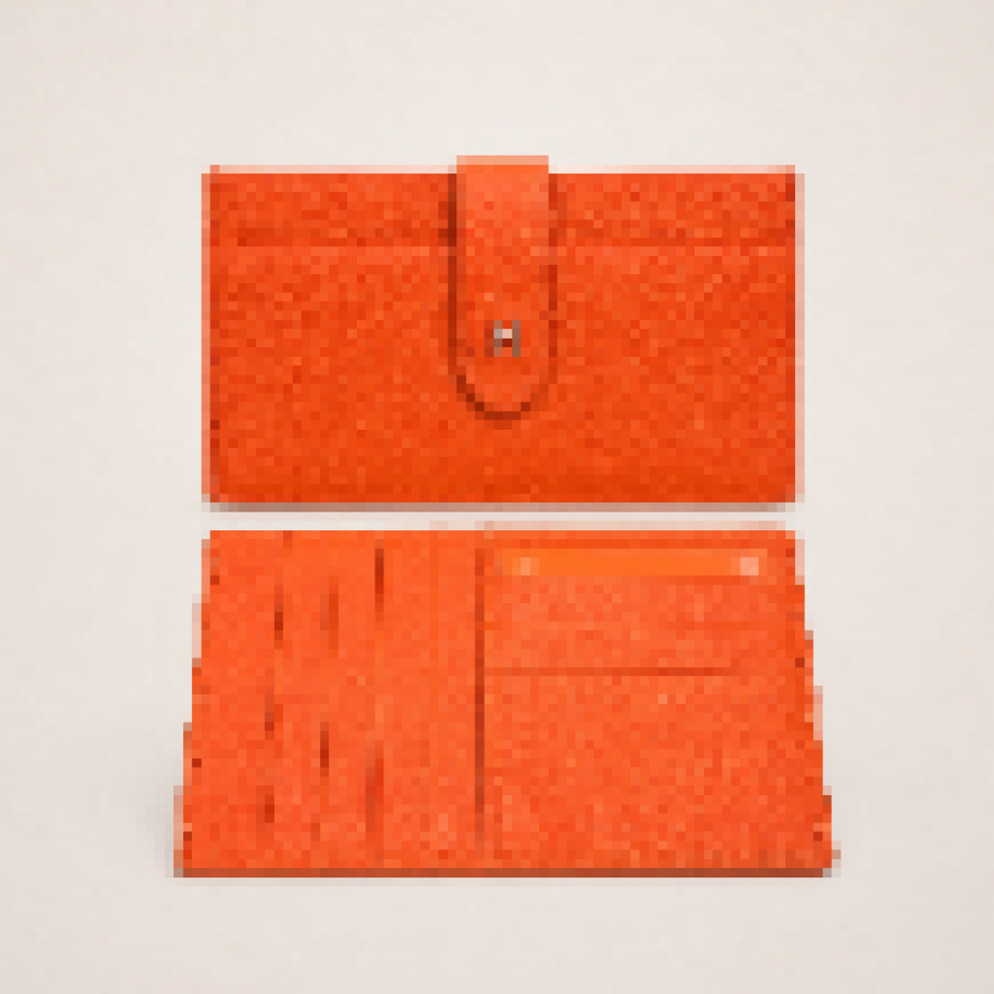 Elegant Long Flap Leather Wallet for Women – Slim Organizer Card Holder Clutch Wallet