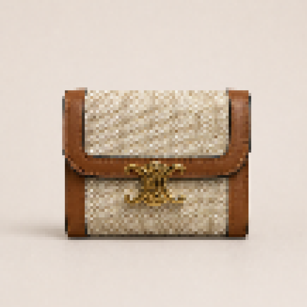 Small Flap Wallet with Clasp Closure for Everyday Use
