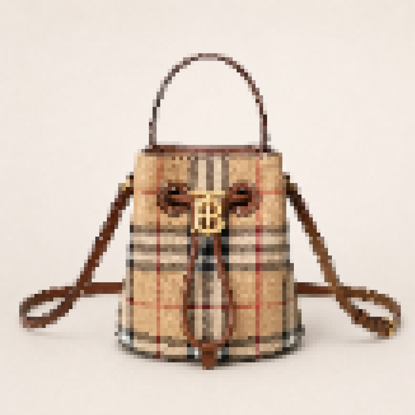 Mini Structured Bucket Bag for Travel & Everyday Use