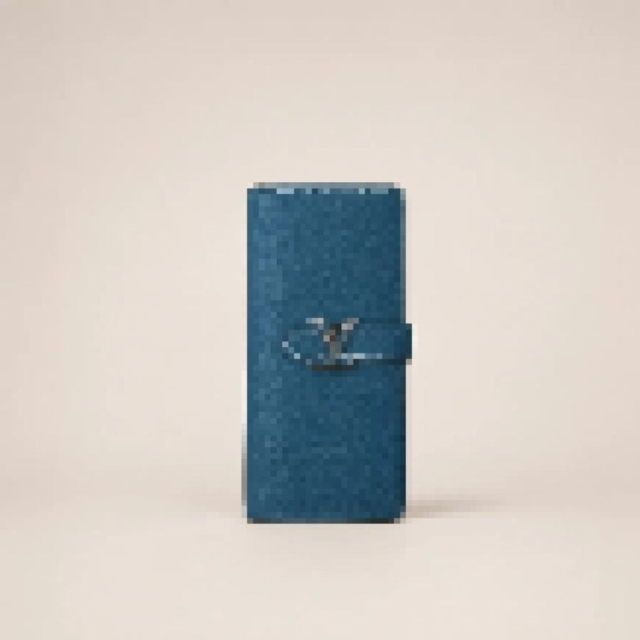 Elegant Women’s Long Wallet, Slim Flap Wallet with Multiple Compartments for Cards, Cash and Daily Essentials