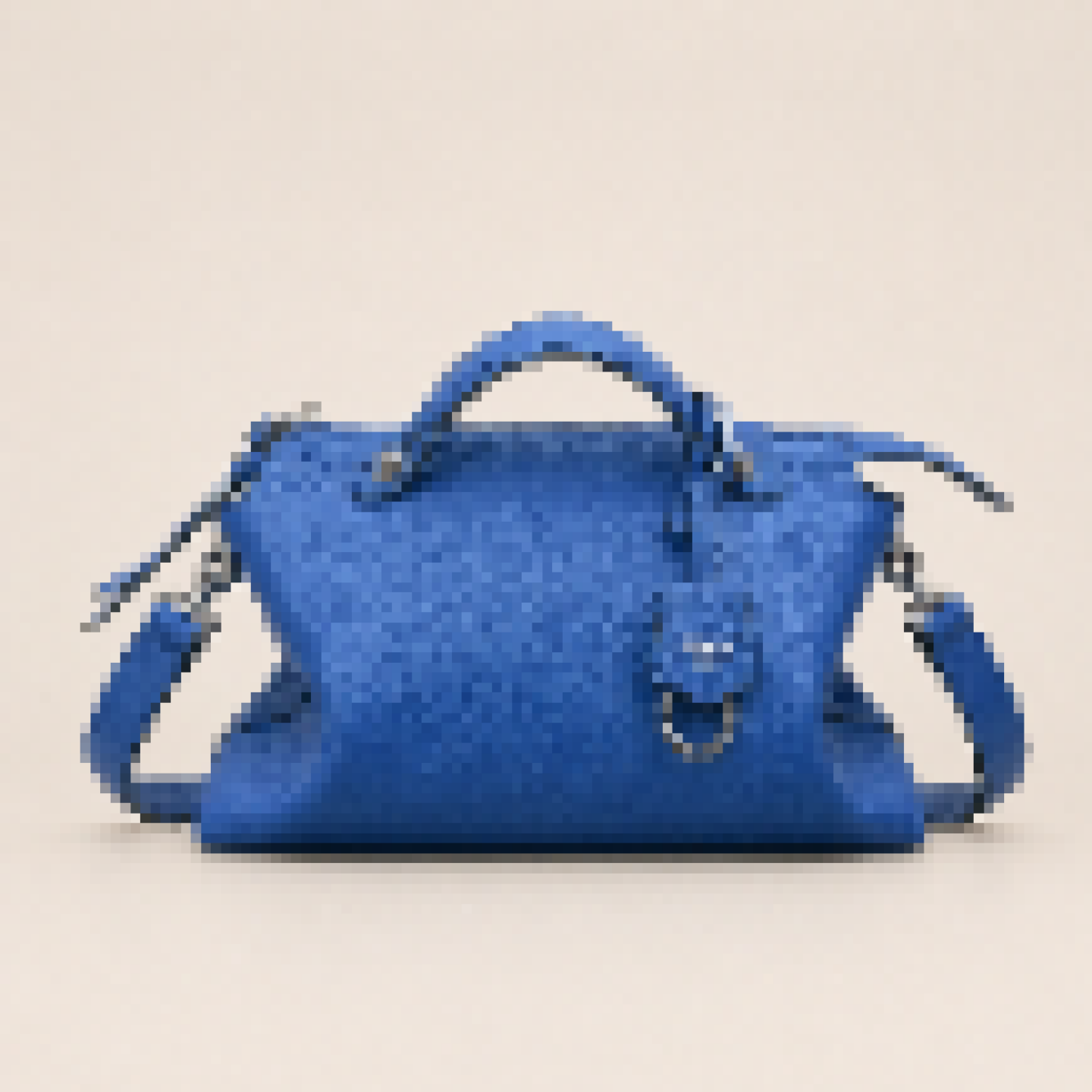 Structured Mini Boston Satchel with Top Handle and Adjustable Strap for Everyday Use