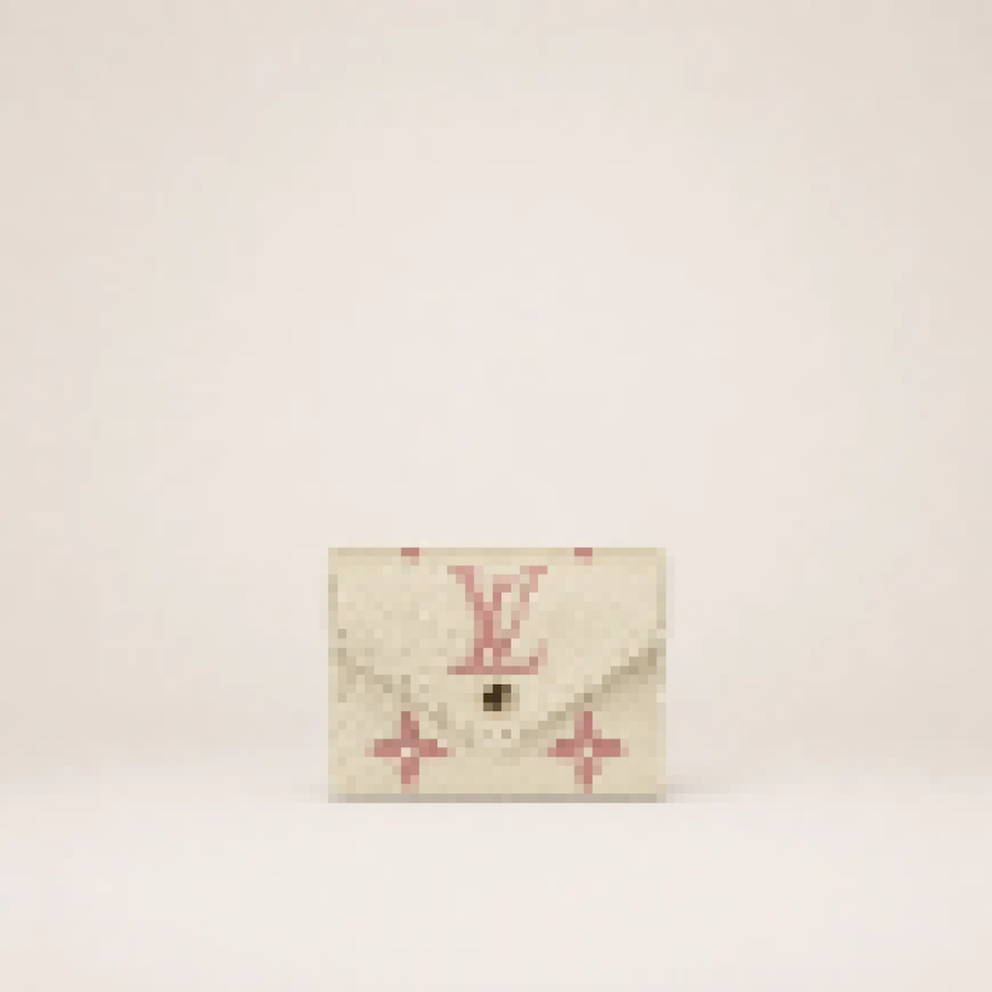 Pastel Mini Leather Wallet for Women – Compact Foldable Card Holder with Elegant Design