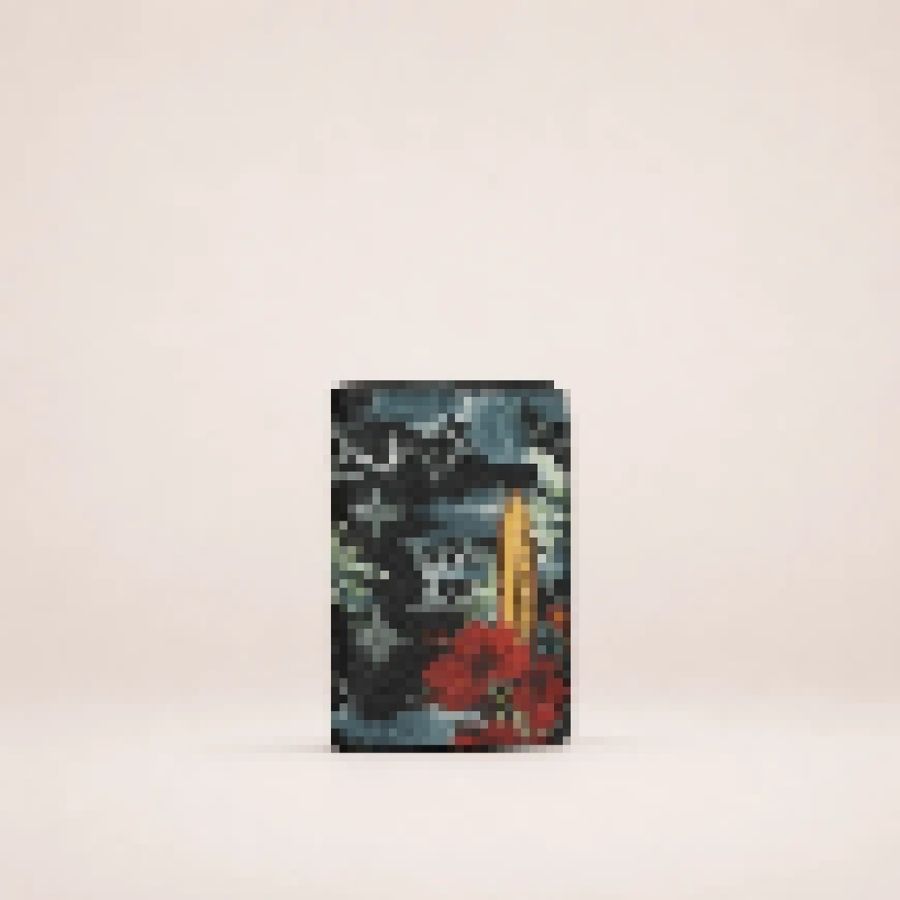 Unisex Printed Bifold Wallet – Compact Card & Cash Holder
