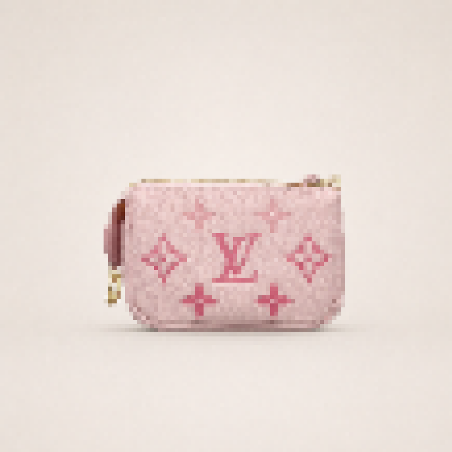 Classic Monogram Mini Chain Pouch Wallet for Daily & Evening Use