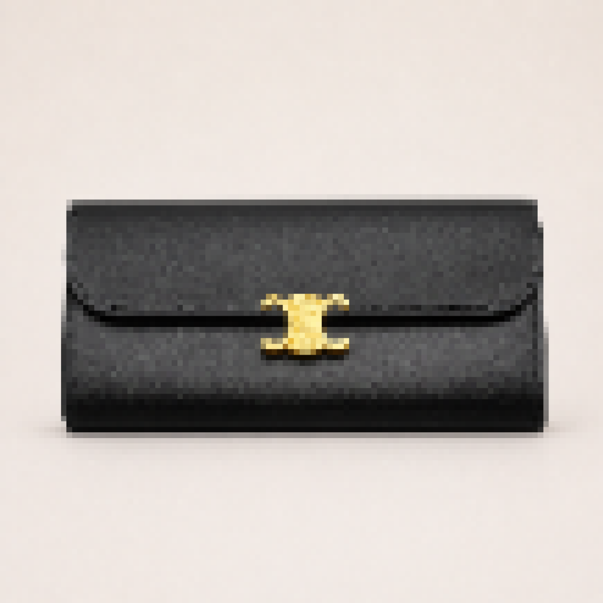 Slim Bifold Clutch Wallet with Clasp Closure for Everyday Use