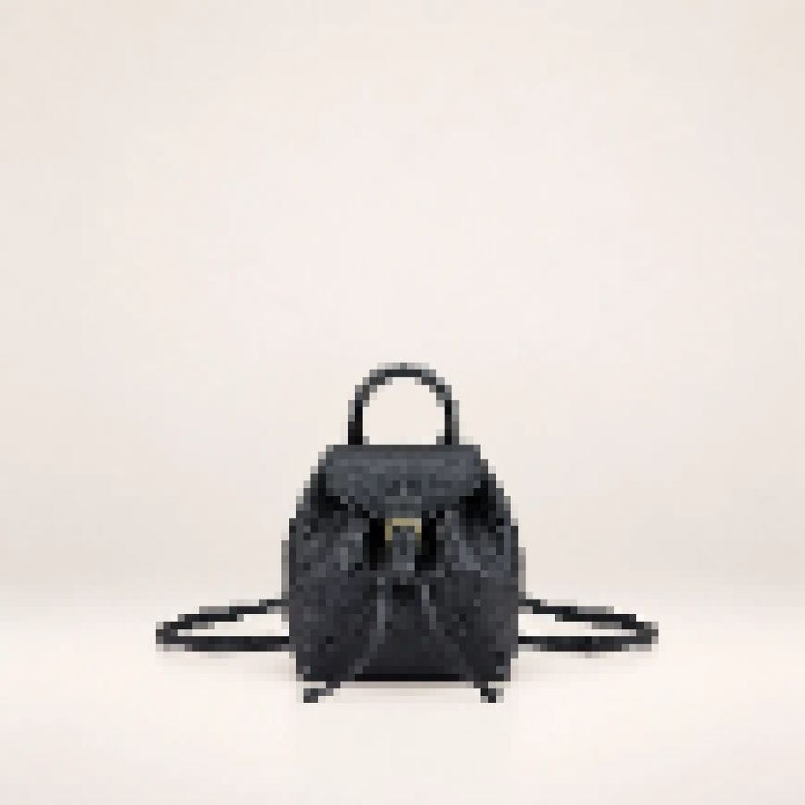 Monogram Mini Backpack – Women's Small Travel Bag with Adjustable Straps