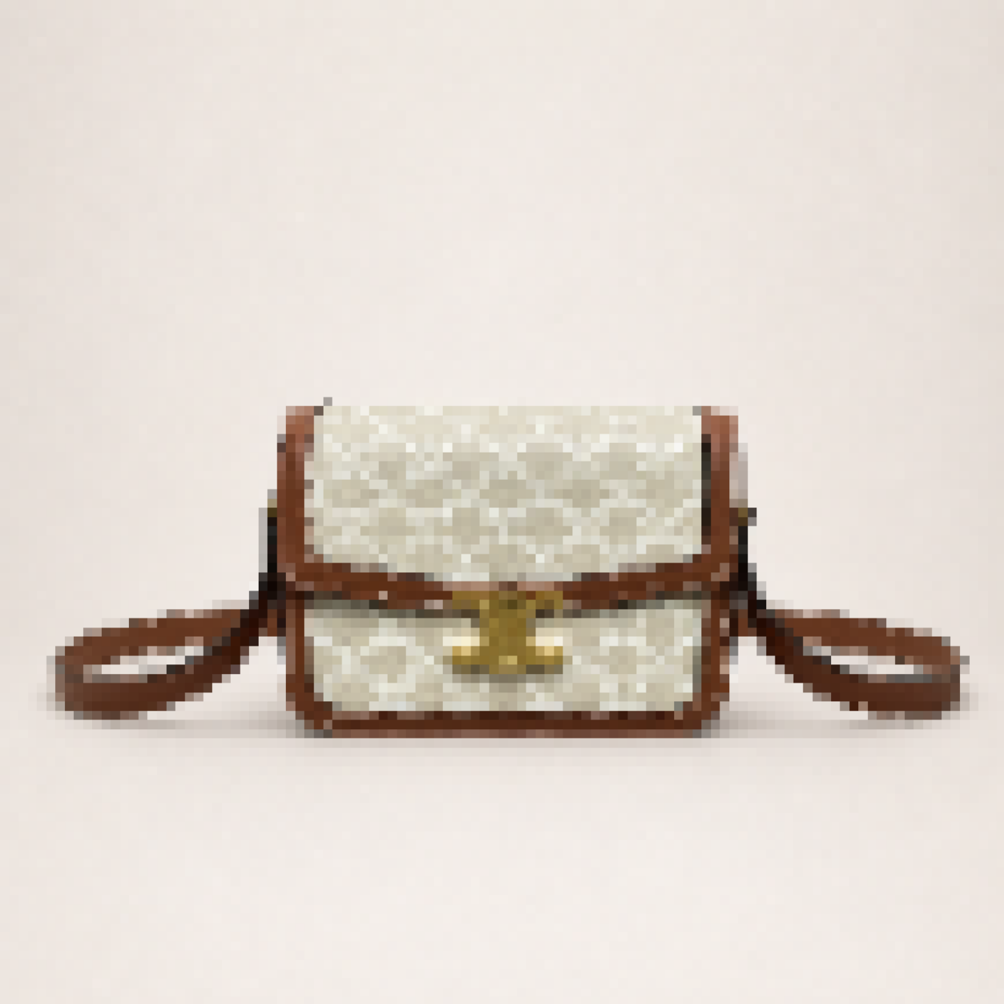 Structured Shoulder Crossbody Bag with Statement Clasp for Everyday Use