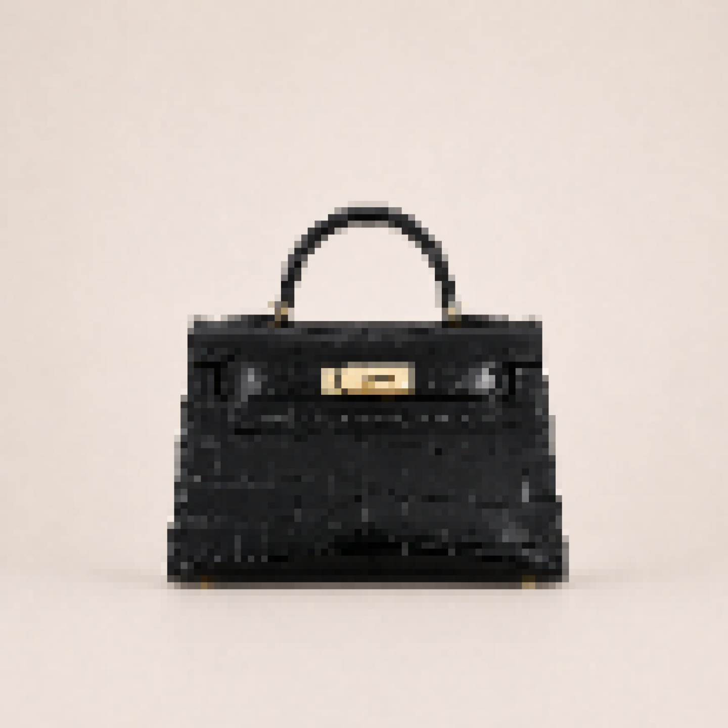 Compact Structured Top Handle Crossbody Bag with Adjustable Strap for Daily Carry