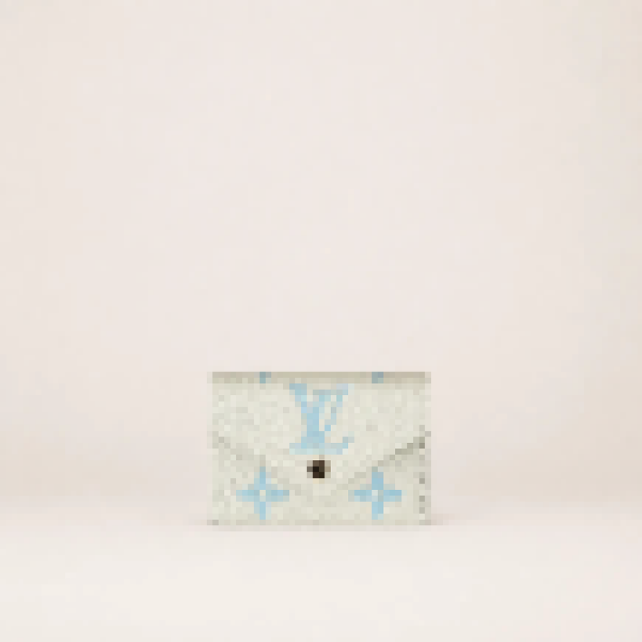 Pastel Mini Leather Wallet for Women – Compact Foldable Card Holder with Elegant Design