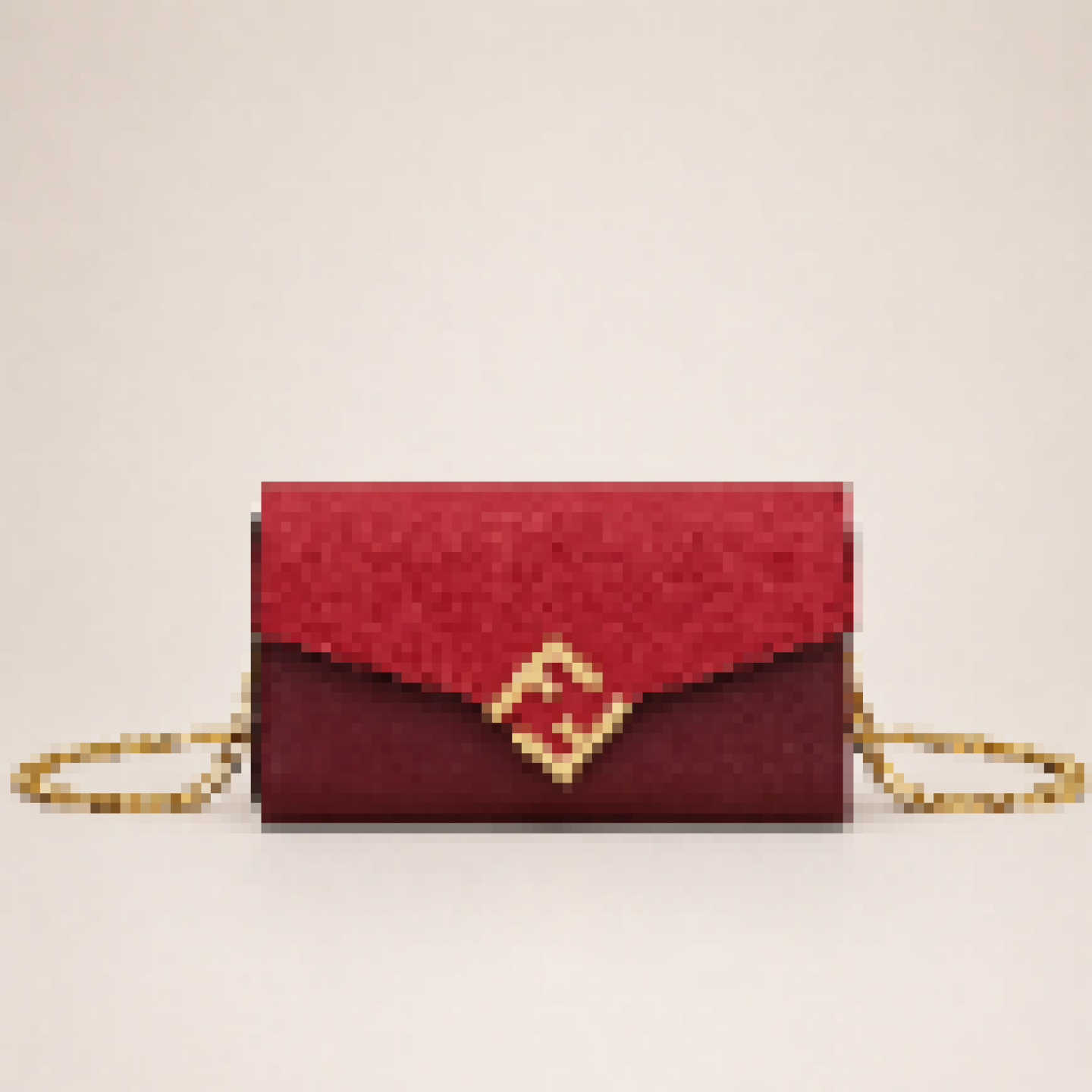 Chain Crossbody Continental Wallet with Multiple Compartments for Daily Carry
