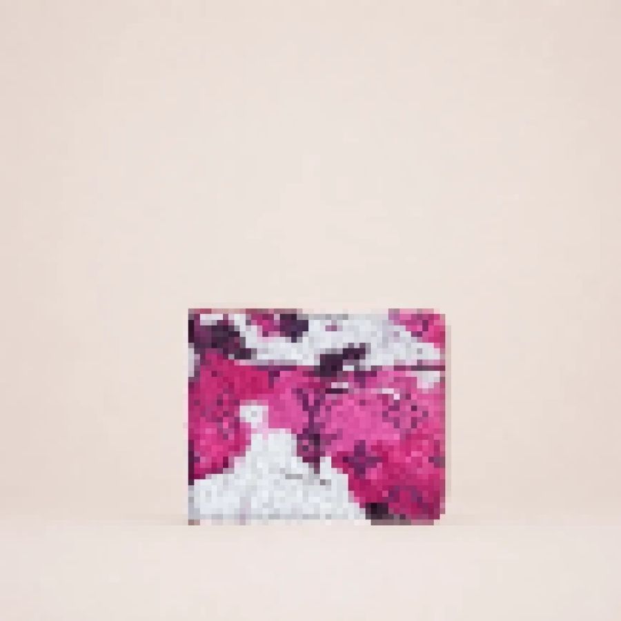 Unisex Printed Bifold Card Holder Wallet – Compact Cash & Card Organizer