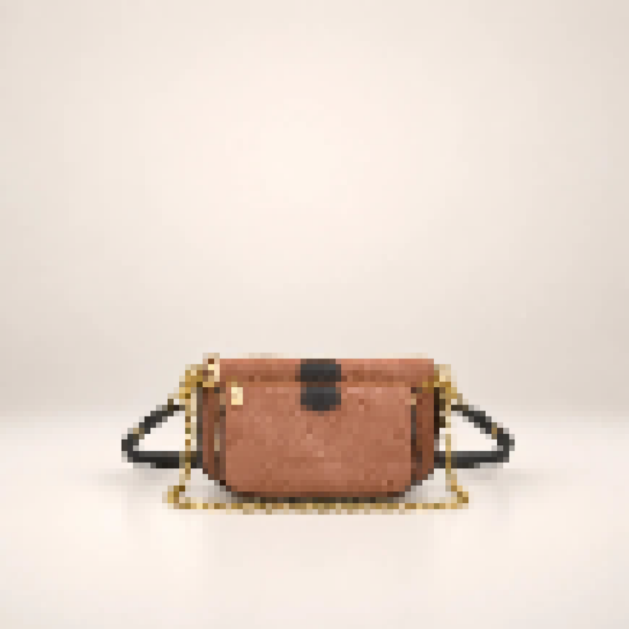 Multi Compartment Crossbody Bag – Women's Shoulder Handbag with Chain Strap Design