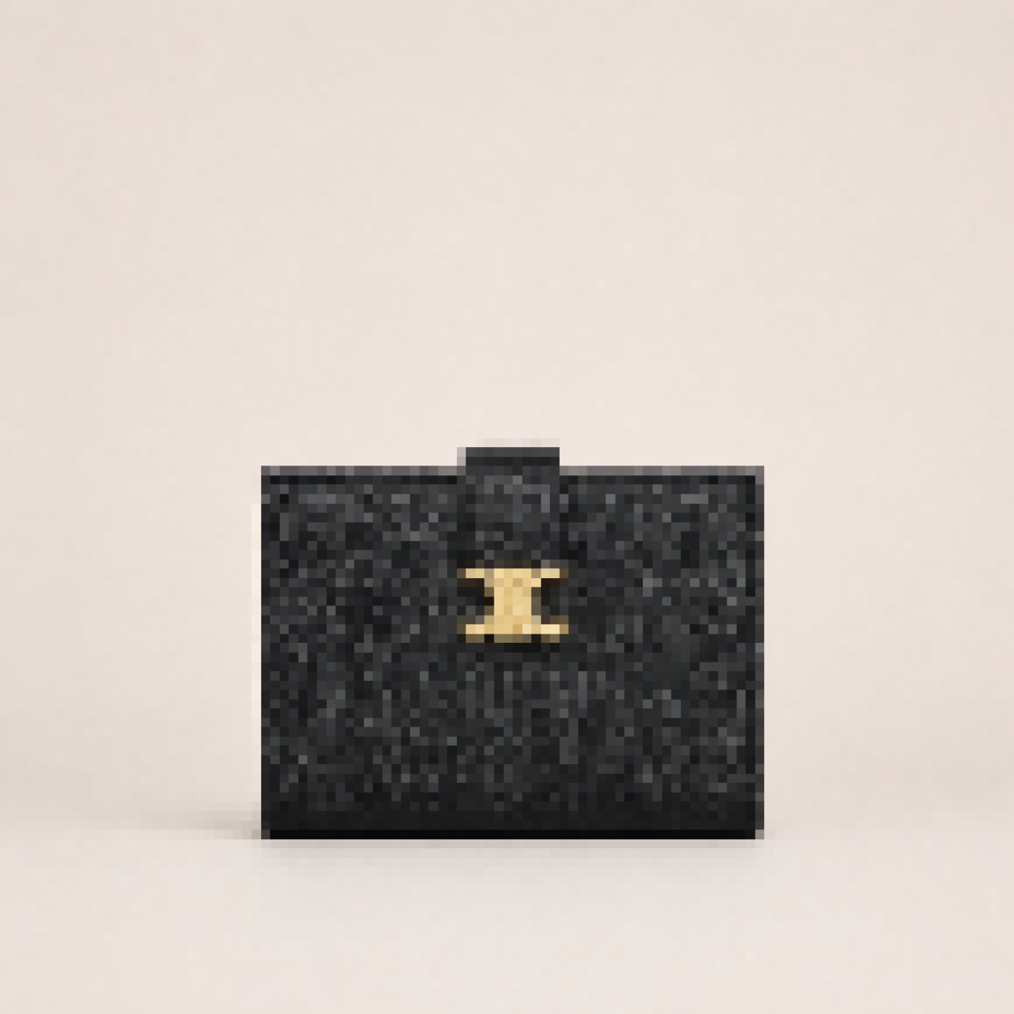 Compact Wallet with Clasp Closure and Card Slots for Daily Carry
