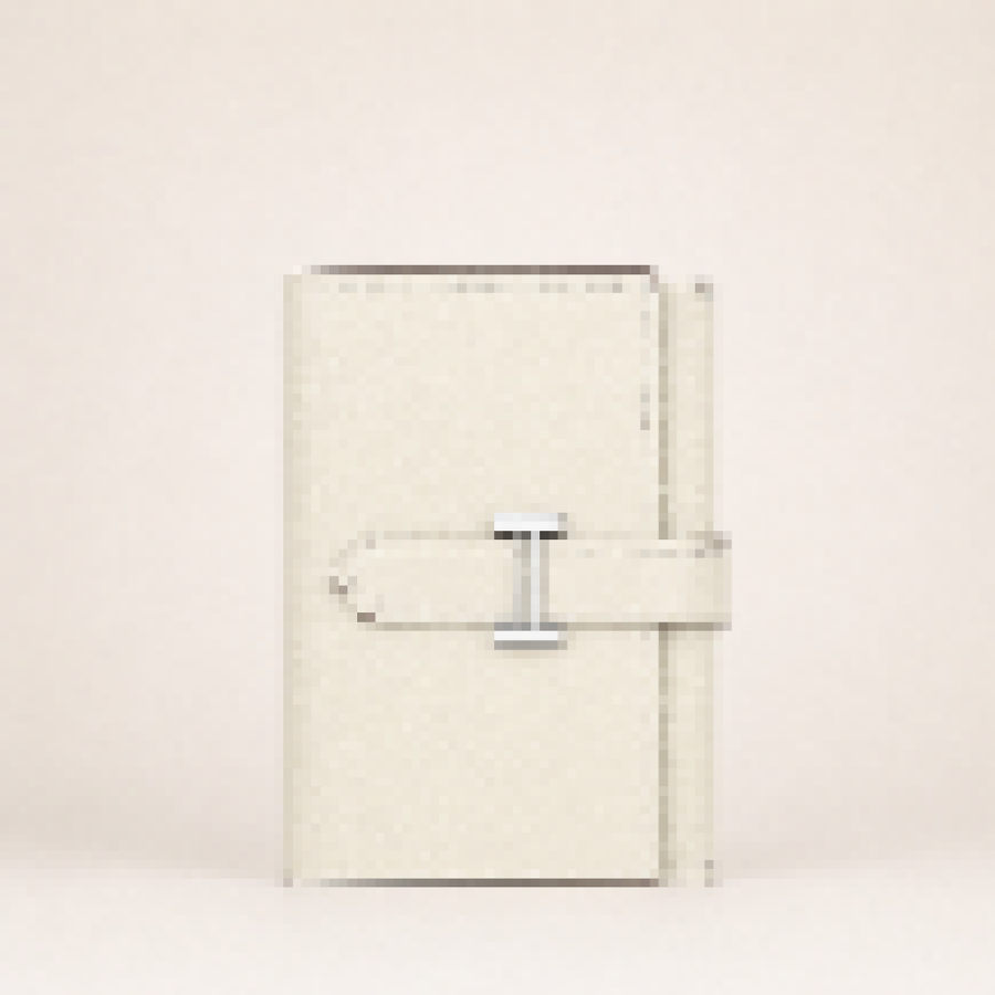 Luxury Compact Leather Wallet – Elegant Snap Closure Card Holder for Men & Women