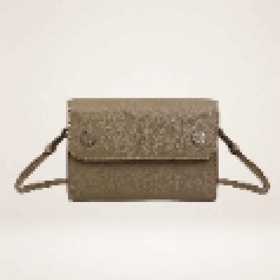 Luxury Leather Snap Closure Wallet Crossbody – Elegant Long Phone Wallet with Detachable Strap