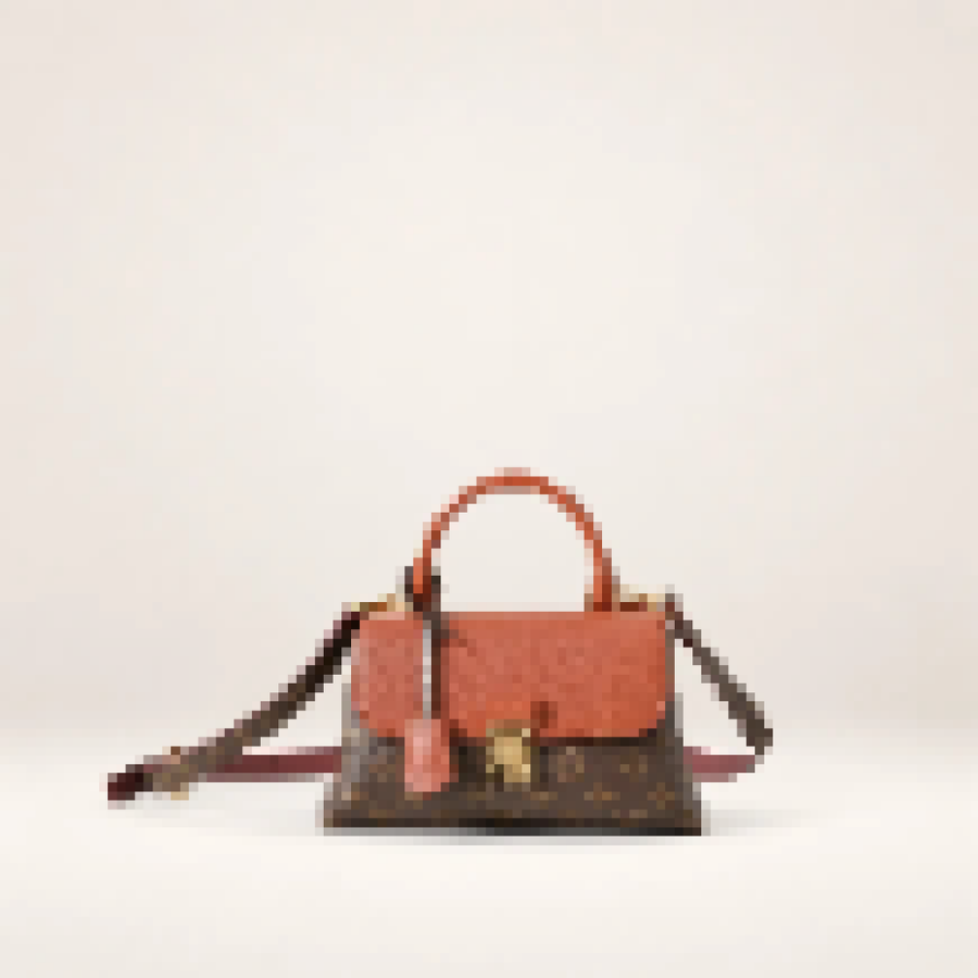 Mini Top Handle Bag – Women's Structured Handbag with Detachable Shoulder Strap