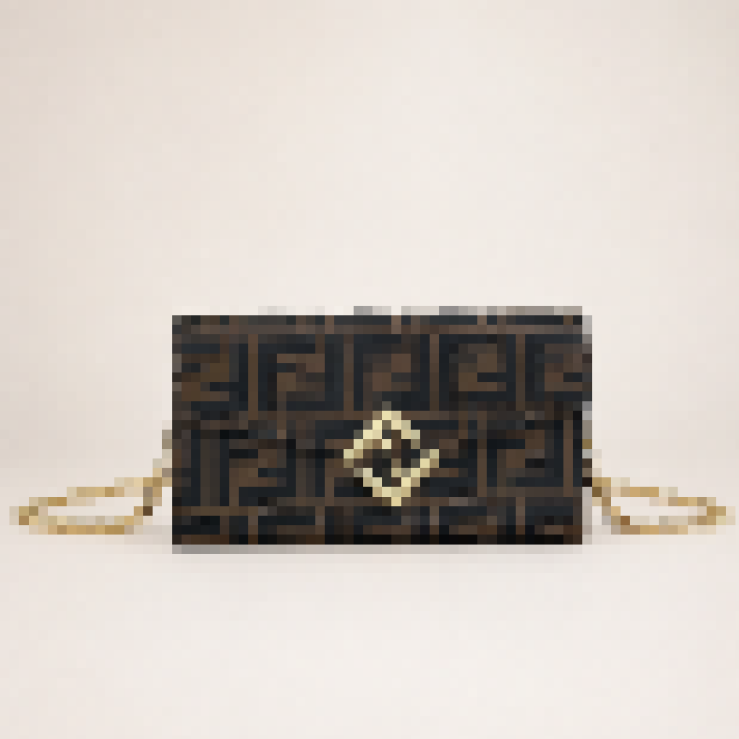 Chain Crossbody Continental Wallet with Multiple Compartments for Daily Carry