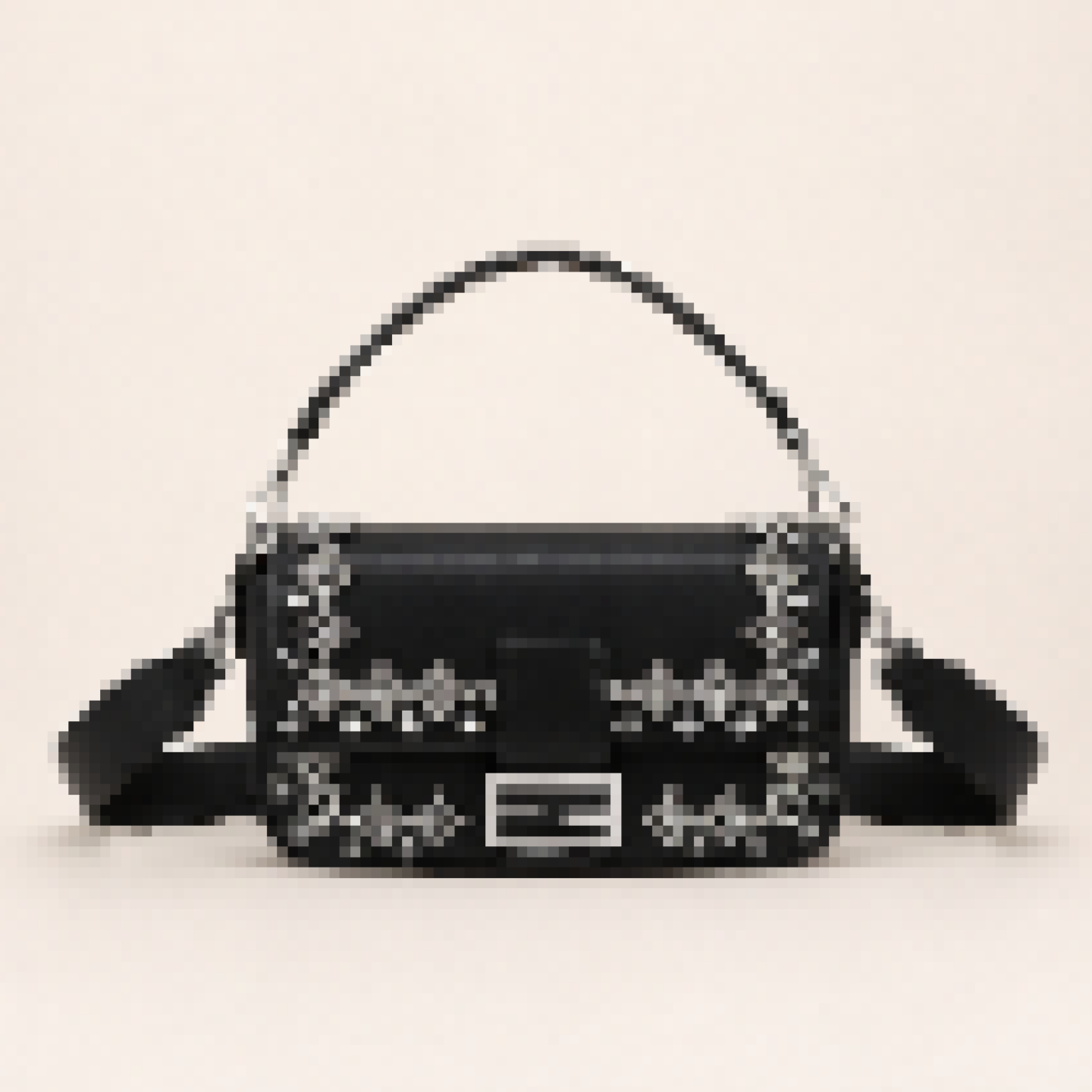 Structured Baguette Shoulder Bag with Adjustable Strap for Everyday Use