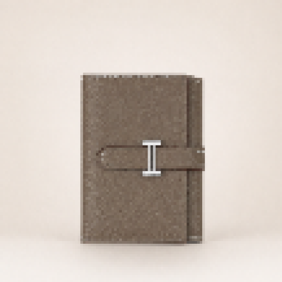 Luxury Compact Leather Wallet – Elegant Snap Closure Card Holder for Men & Women