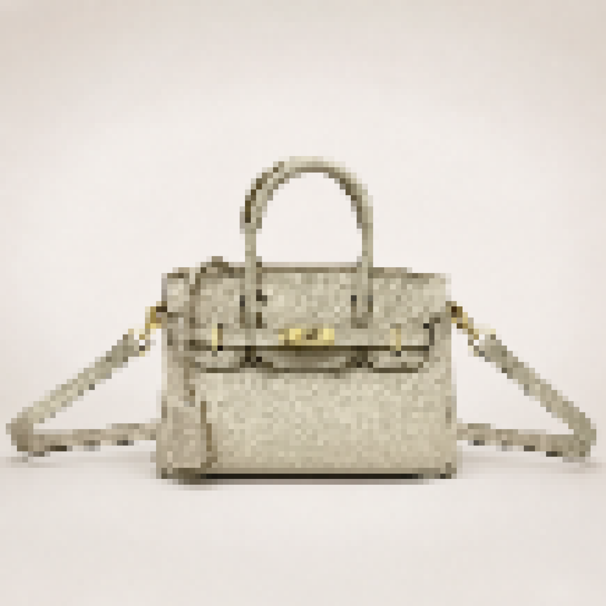 Compact Top Handle Satchel Crossbody Bag with Adjustable Strap for Daily Carry