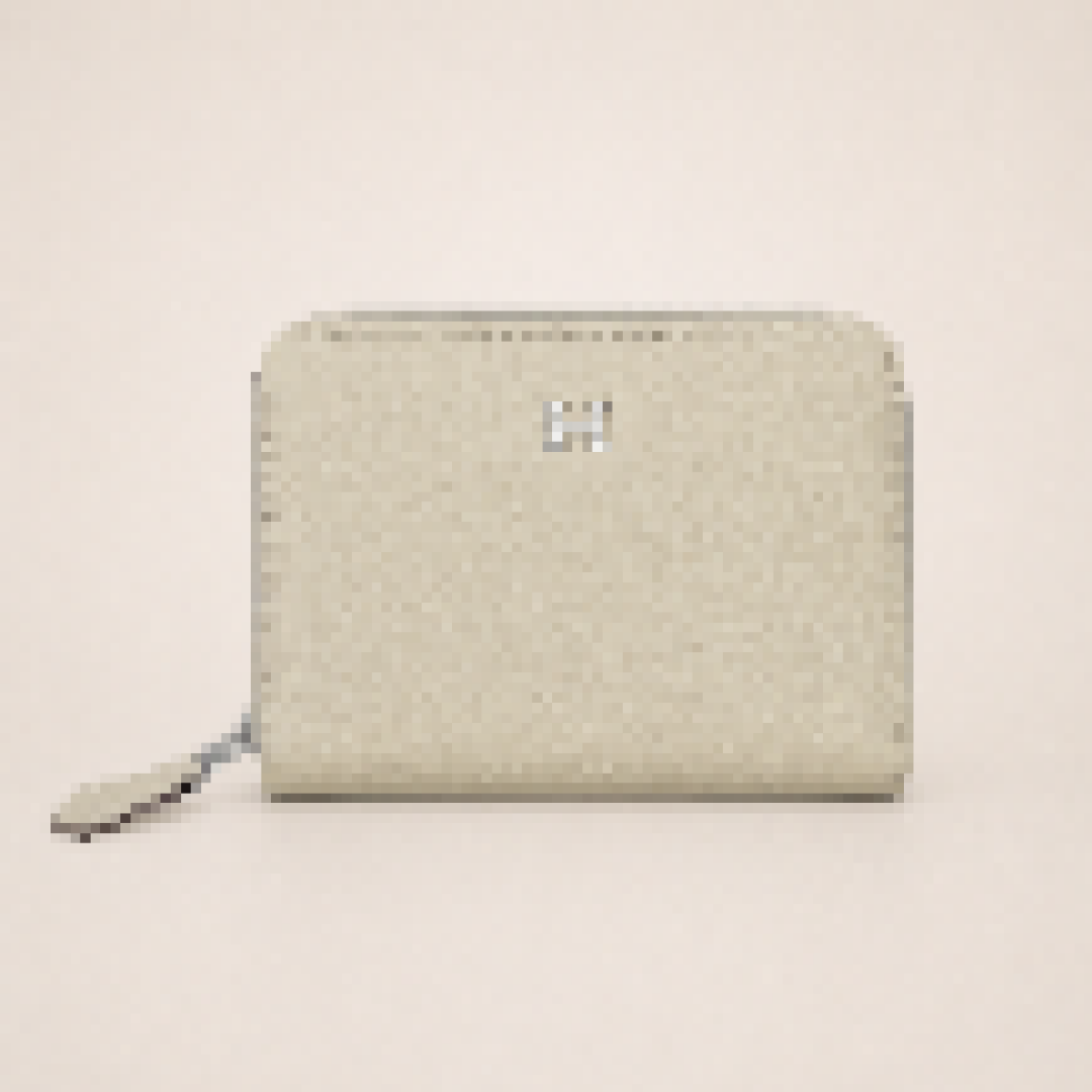Minimalist Card Wallet with Zipper Closure for Daily Use