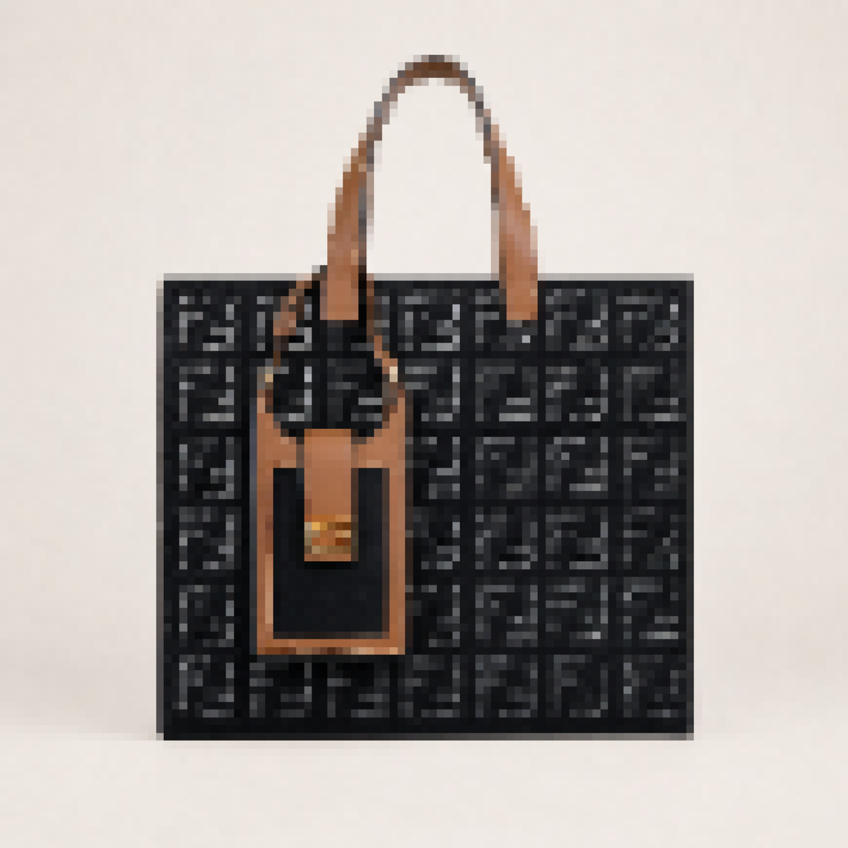 Spacious Structured Tote Bag with Detachable Strap for Work and Daily Travel