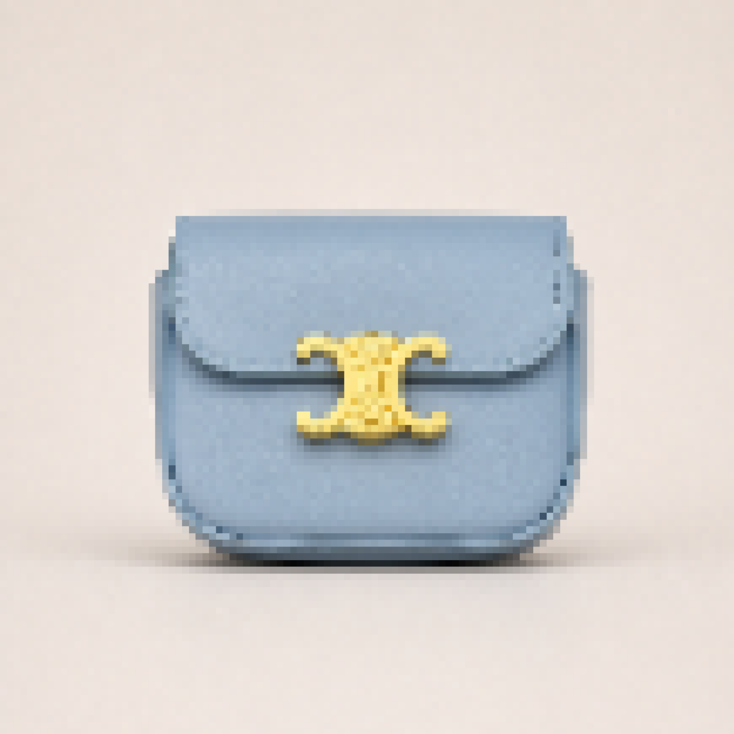 Mini Classic Flap Crossbody Bag with Gold Accent – Structured Leather Shoulder Bag