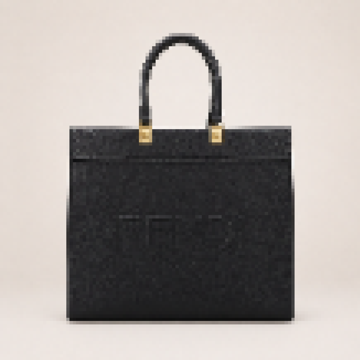 Structured Tote Bag with Top Handle and Adjustable Strap for Work and Everyday Use