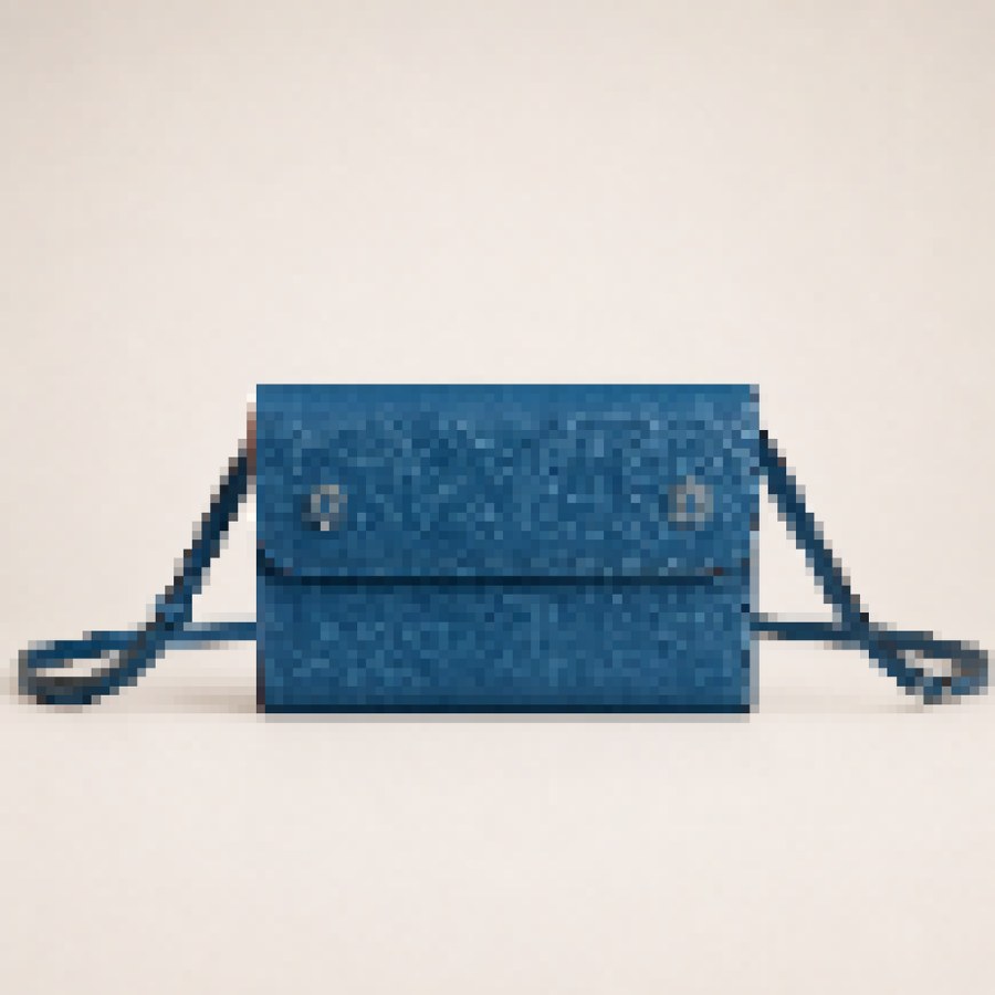 Luxury Leather Snap Closure Wallet Crossbody – Elegant Long Phone Wallet with Detachable Strap