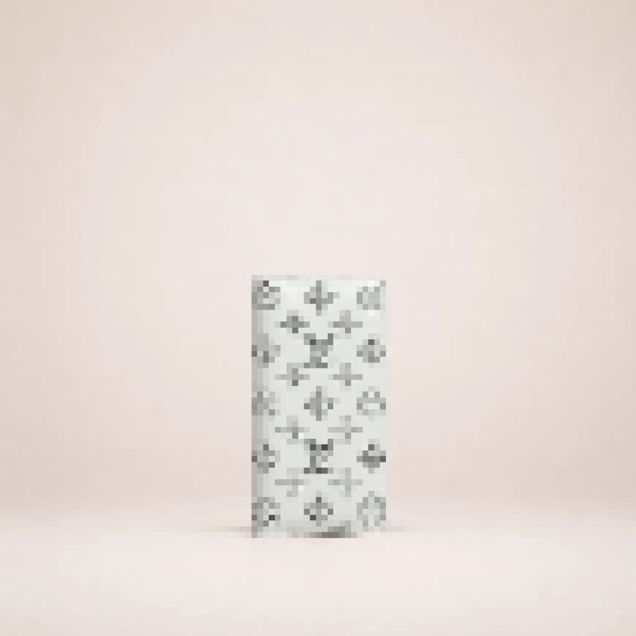 Monogram Card Holder Wallet, Slim Compact Card Case for Women & Men